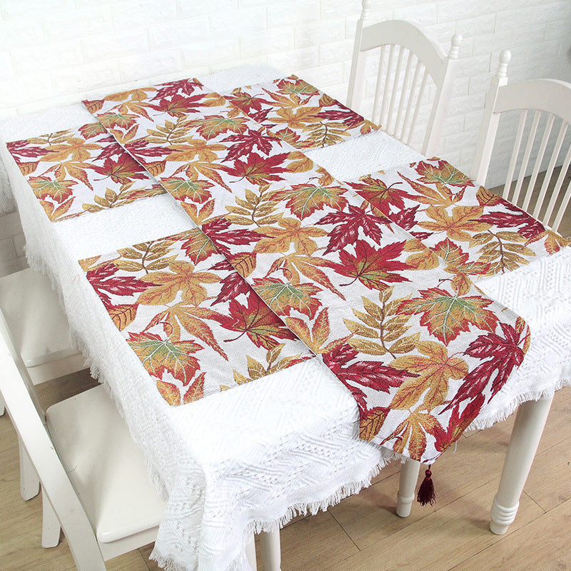 Table Linens: Maple Leaf Table Runner & Placemats