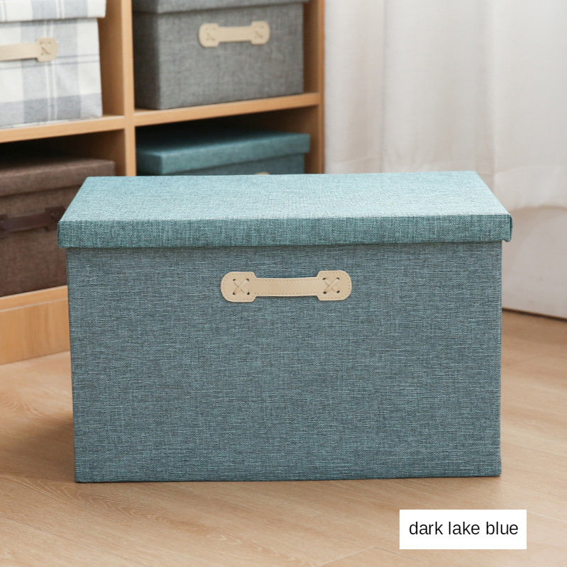 Foldable Fabric Storage Box & Lid