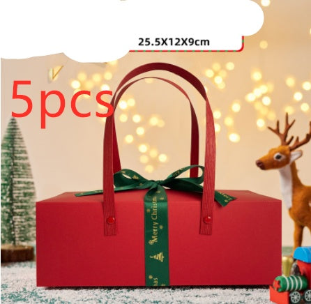 5PC Red-Green Christmas Gift Box