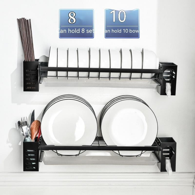 Stainless Steel Wall Dish Rack