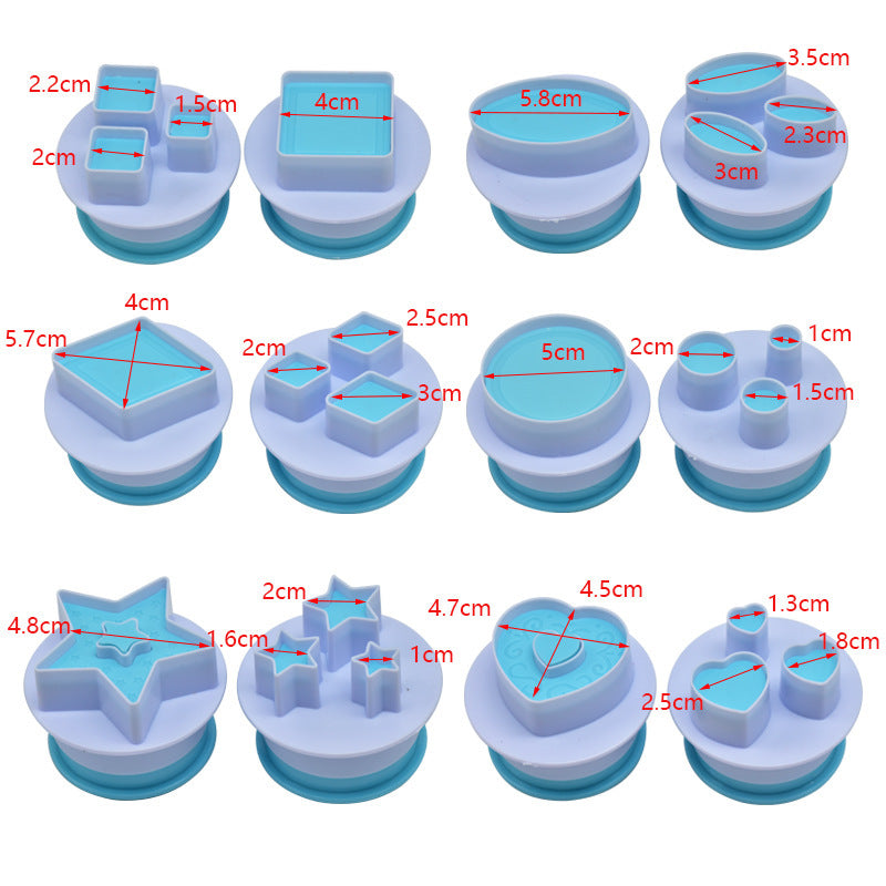 Spring Shapes Fondant Press