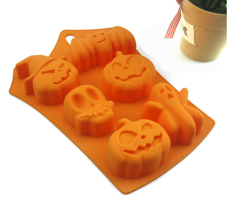 Halloween Pumpkin Bat Ghost Silicone Mold