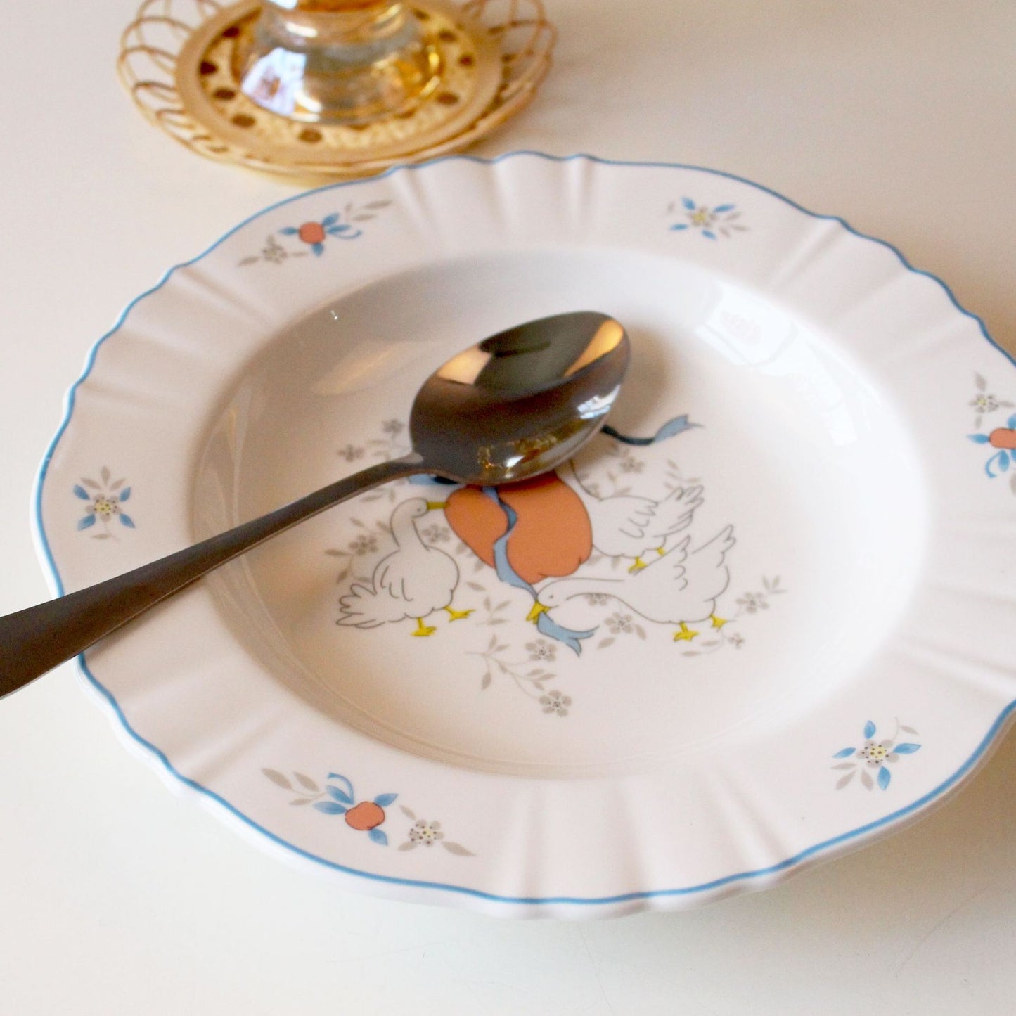 Tableware: Vintage French Cygnet Dinnerware