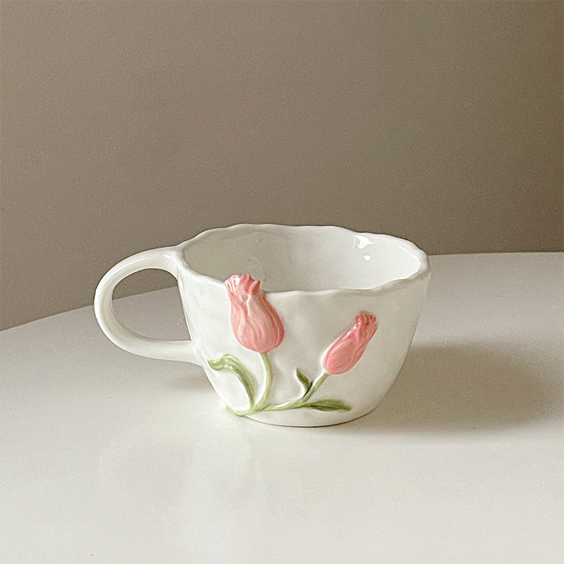 Tableware: Sculpted Tulip Porcelain Tableware