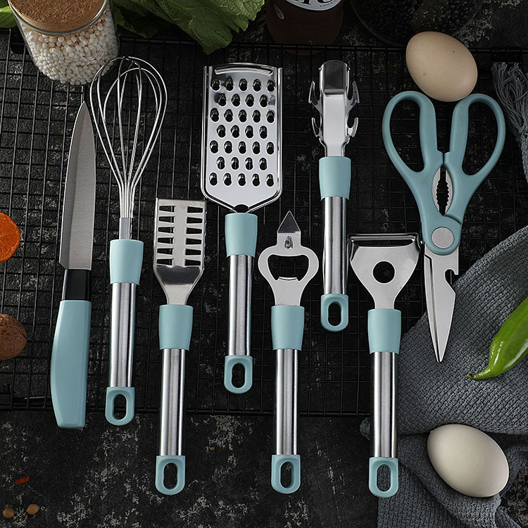 Stainless Steel Silicone Handle Tools-Molded Container