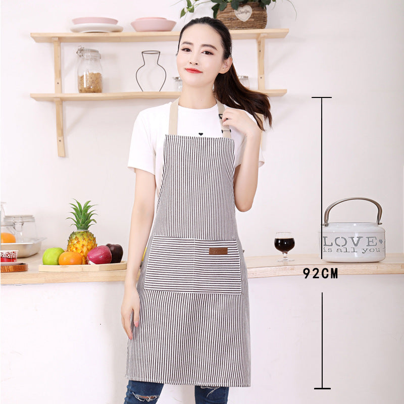 Classic Pin Stripe Apron