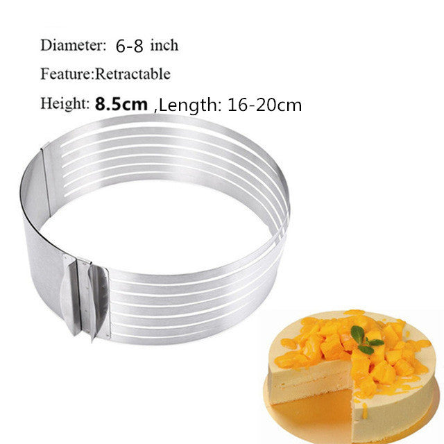 Stainless Steel Cake Layer Slicer Ring