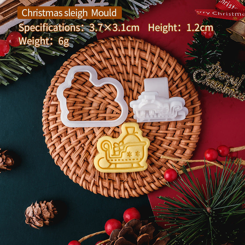 Embossed Christmas Cookie Molds