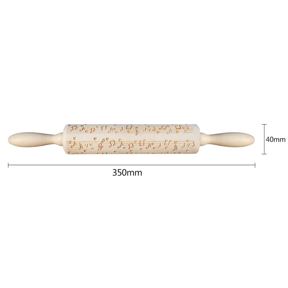 Musical Note Embossed Rolling Pin