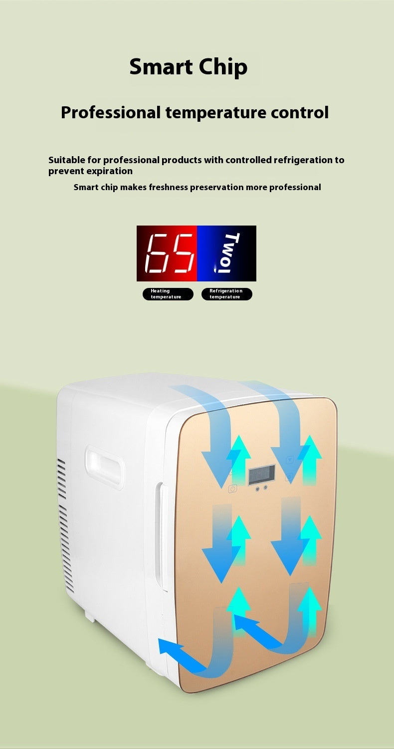 Mini 15L Refrigerator with Digital Display