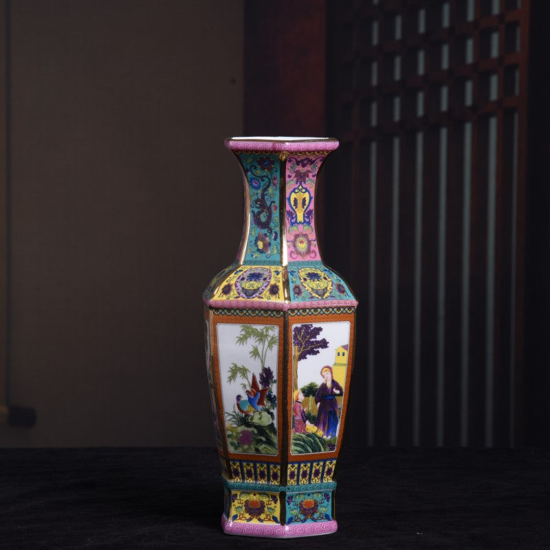 Vase-Gold Ceramic Vase