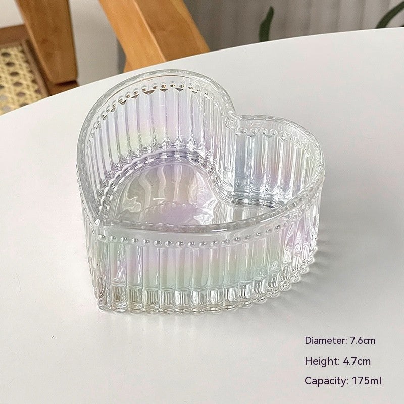 Heart Shaped Glass Dessert Cup