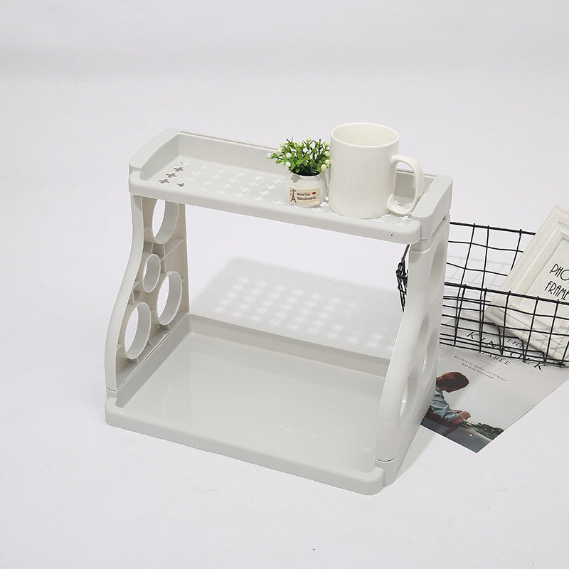 Kitchen Countertop 2-Tier Supply Shelf