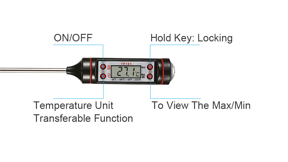 Kitchenware: Digital Cooking Probe Thermometer