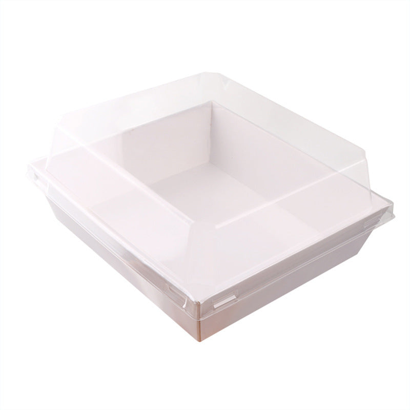 Square Bakery Box with Clear Top