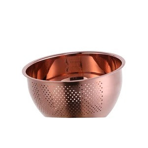 Kitchenware: Colorful Stainless Steel Deep Bowl Colander