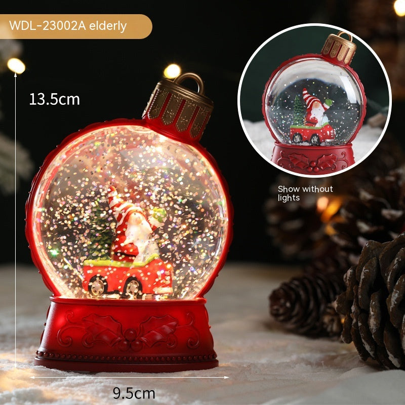 Christmas Decor: Lighted Holiday Snow Globes