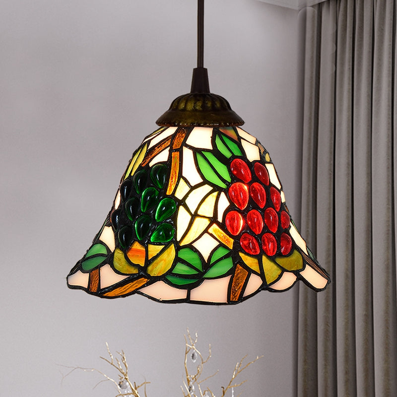 Tiffany Lamp: Stained Glass Pendant Light