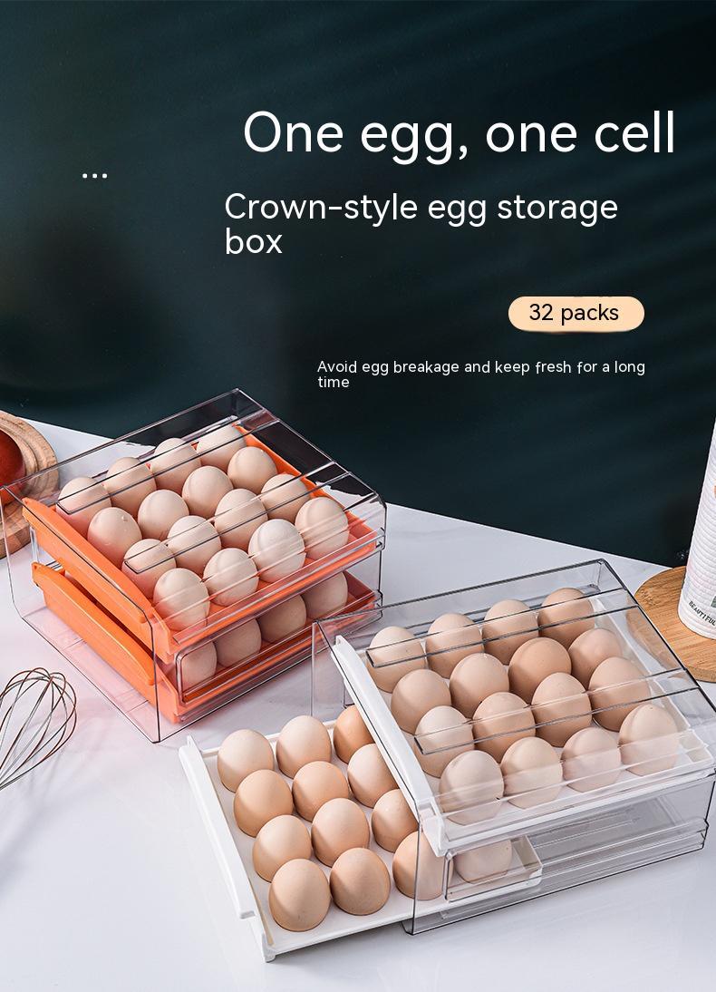 32 Egg Stackable Pull-Out Egg Crates