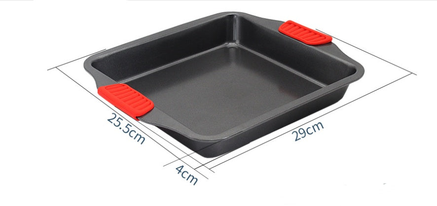 Carbon Steel Baking Tray with Silicone Handles by Binaural