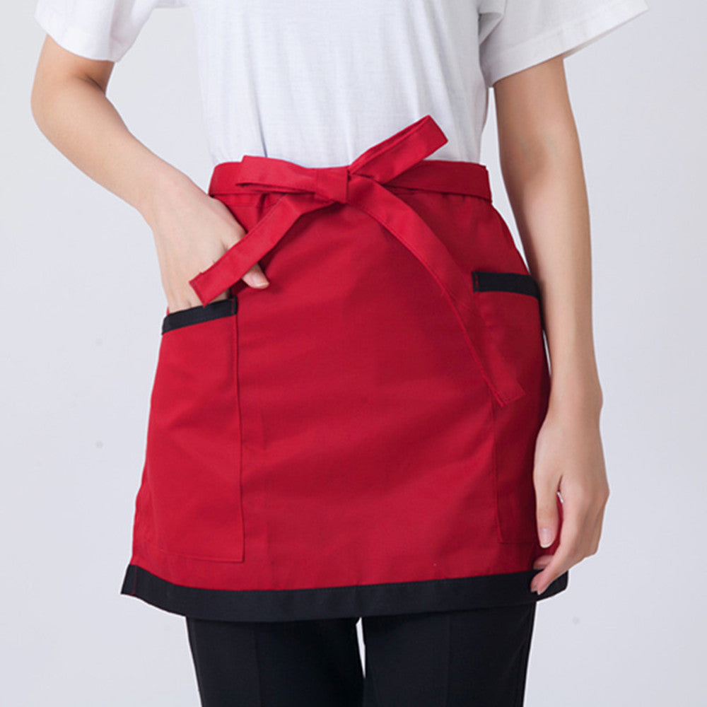 Short Half-Apron with Pockets