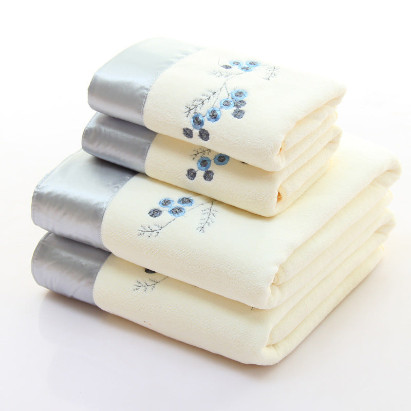 Towels: Two-Piece Microfiber Bath Towel and Hand Towel