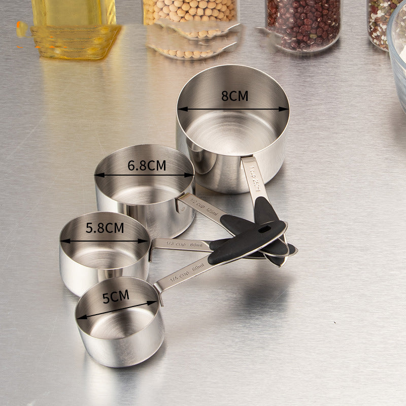 Stainless Steel Dry Measuring Cup Set