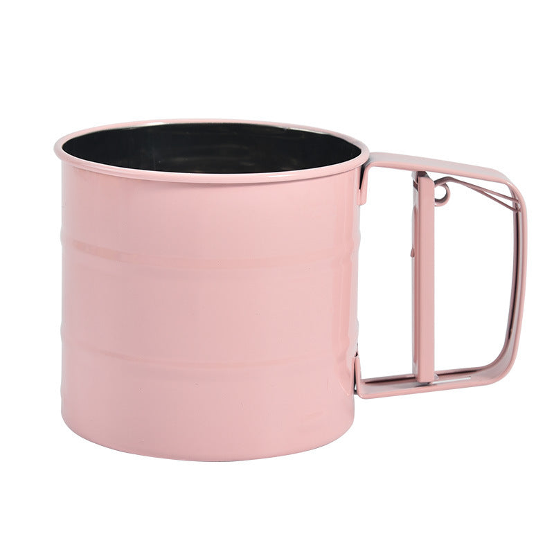 Color Glazed Stainless Steel Flour Sifter