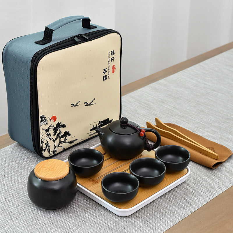 Portable Ceramic Tea Set