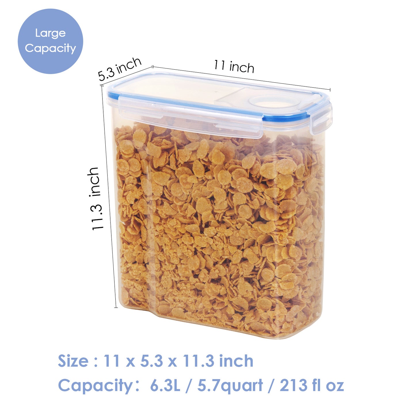 4PC Pantry Cereal Containers-4L