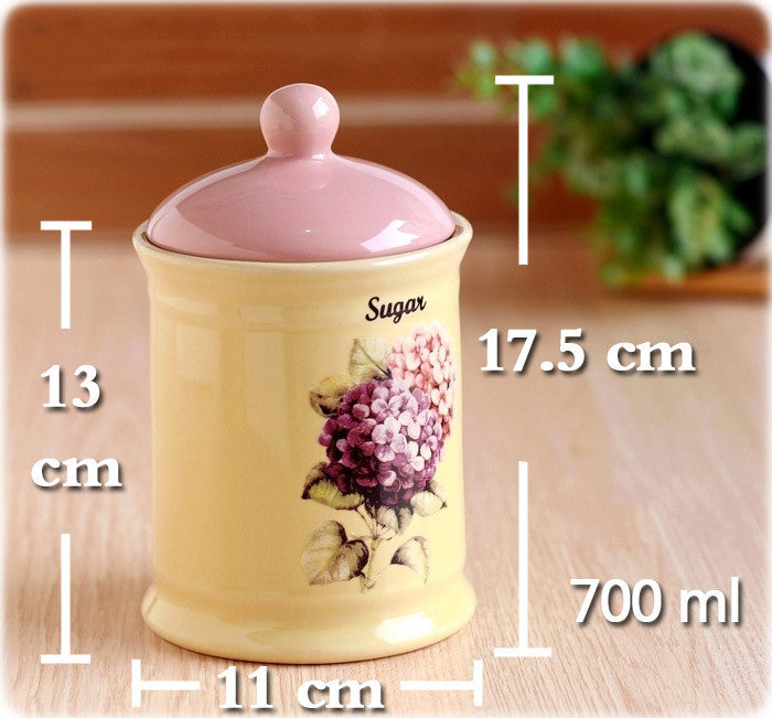 KITCHEN CONTAINERS-Airtight European Ceramic Kitchen Canisters