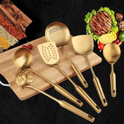 Kitchenware: Golden Kitchen Utensil Set