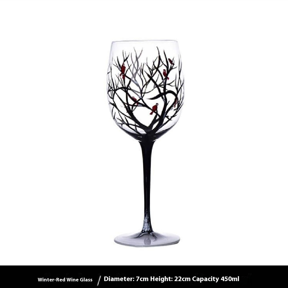 Four Seasons Wine Glasses