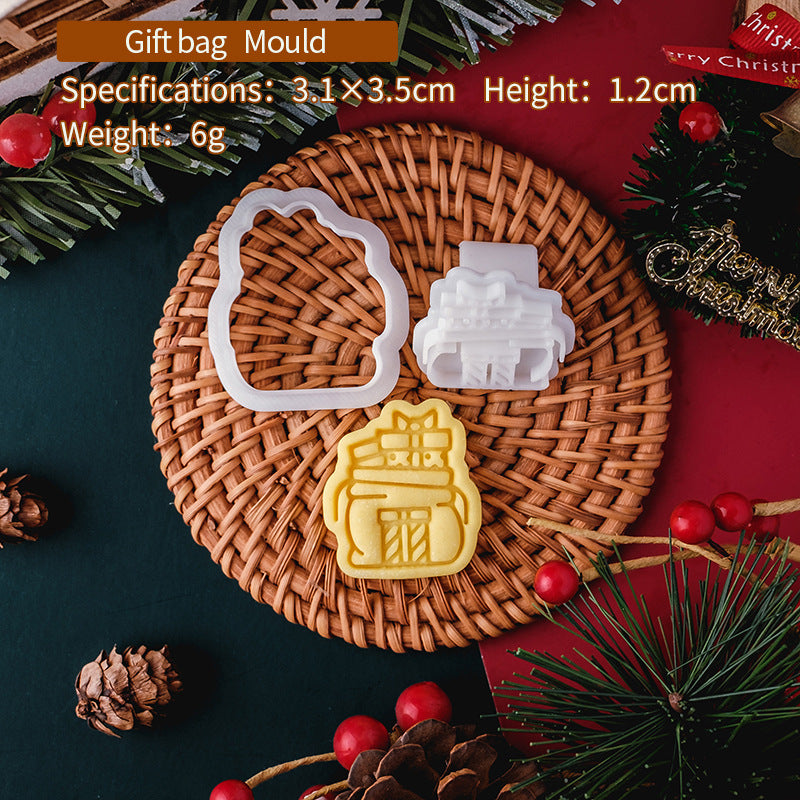Embossed Christmas Cookie Molds