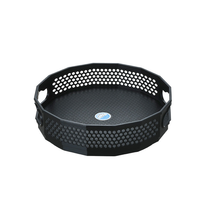 Kitchen Turntables with Perforated Wall