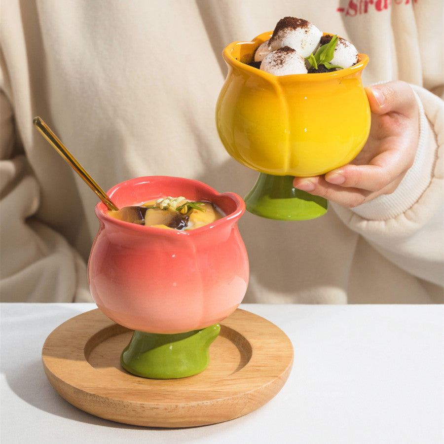 Tulip Shaped Dessert Mug