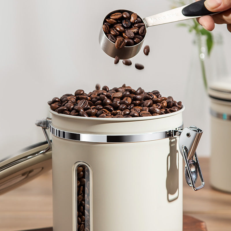 Coffee Bean Airtight Storage Can-One-way Vent