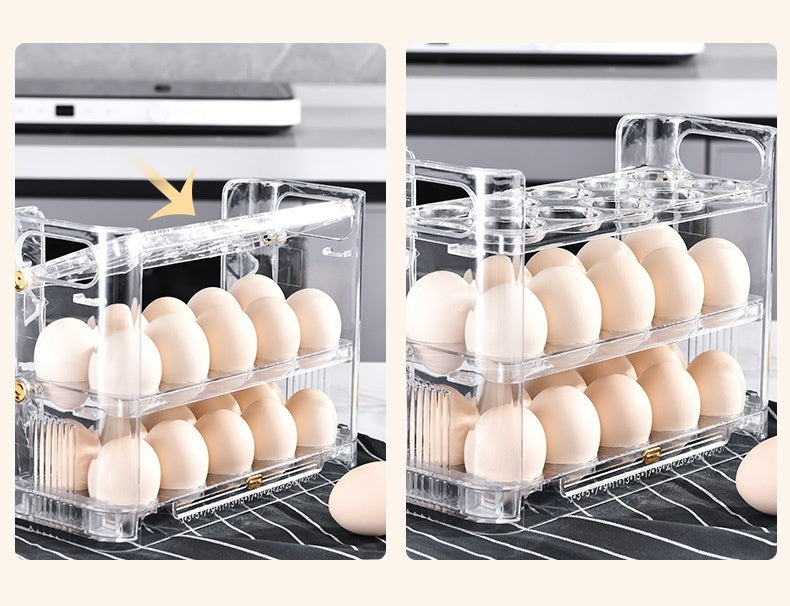 30-Egg Three Tier Storage Shelf