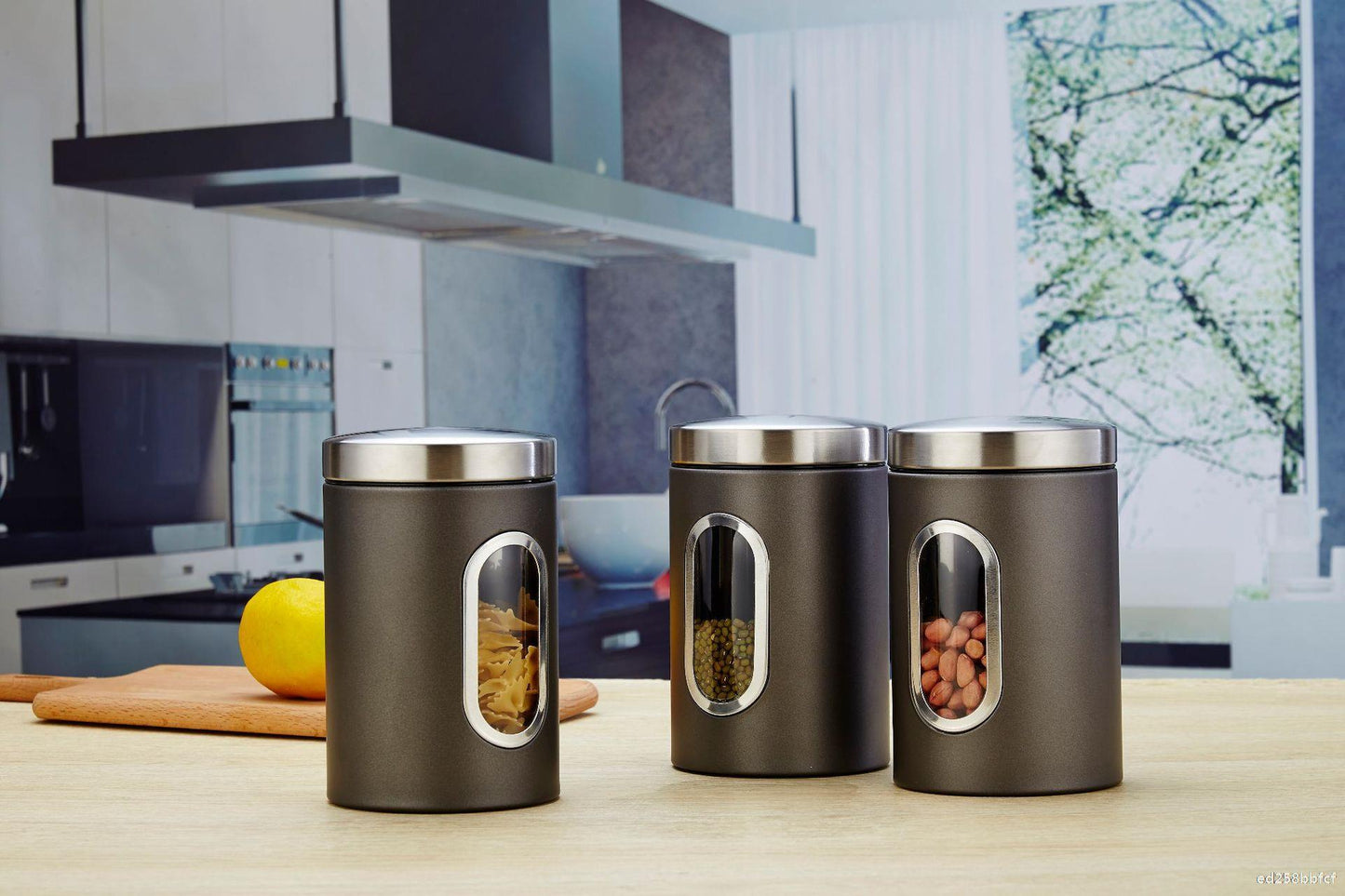 Stainless Steel Kitchen Canisters