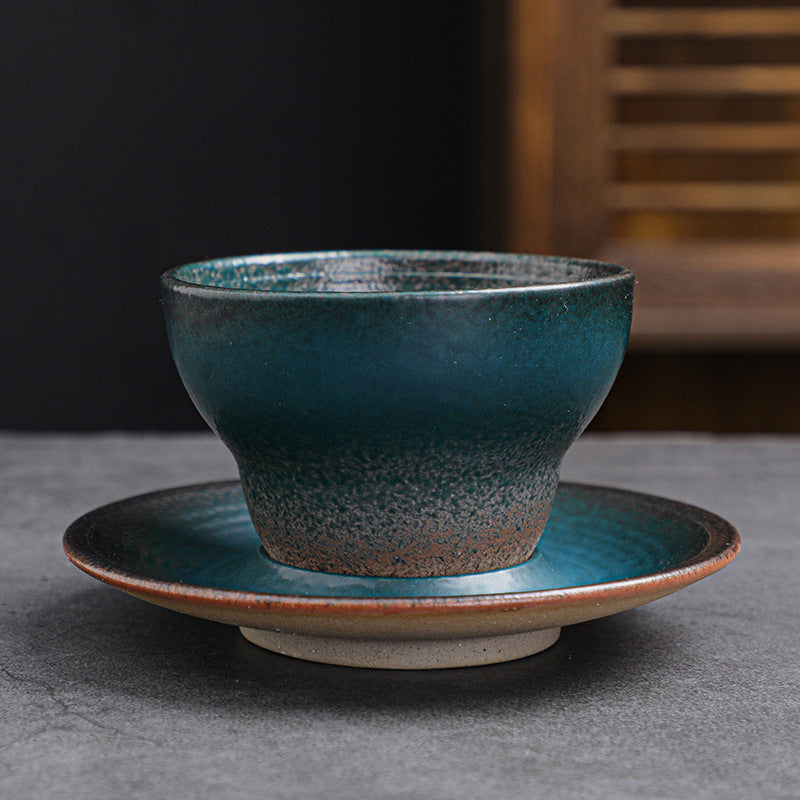 Japanese Ceramic Espresso Cup & Saucer