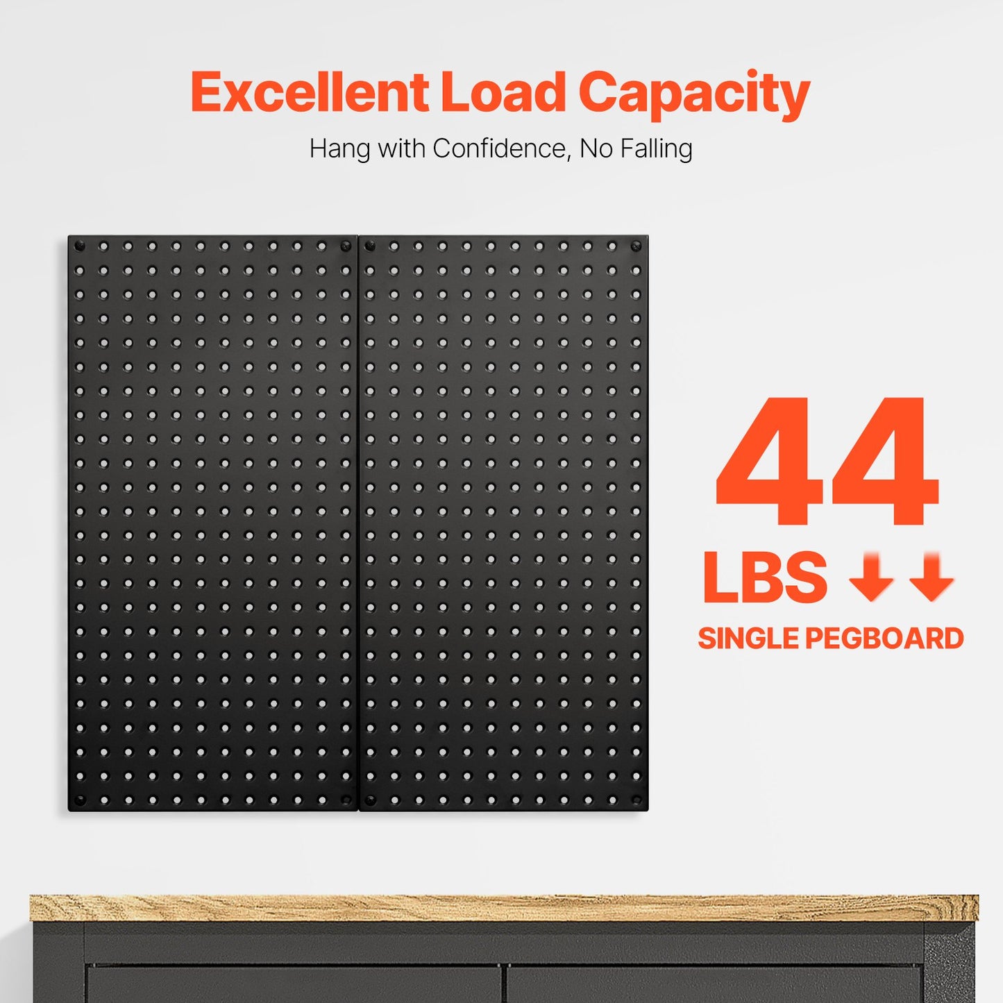 Metal Wall Mount Pegboard Panels