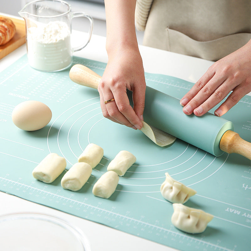 Silicone Covered Rolling Pin & Pastry Mat