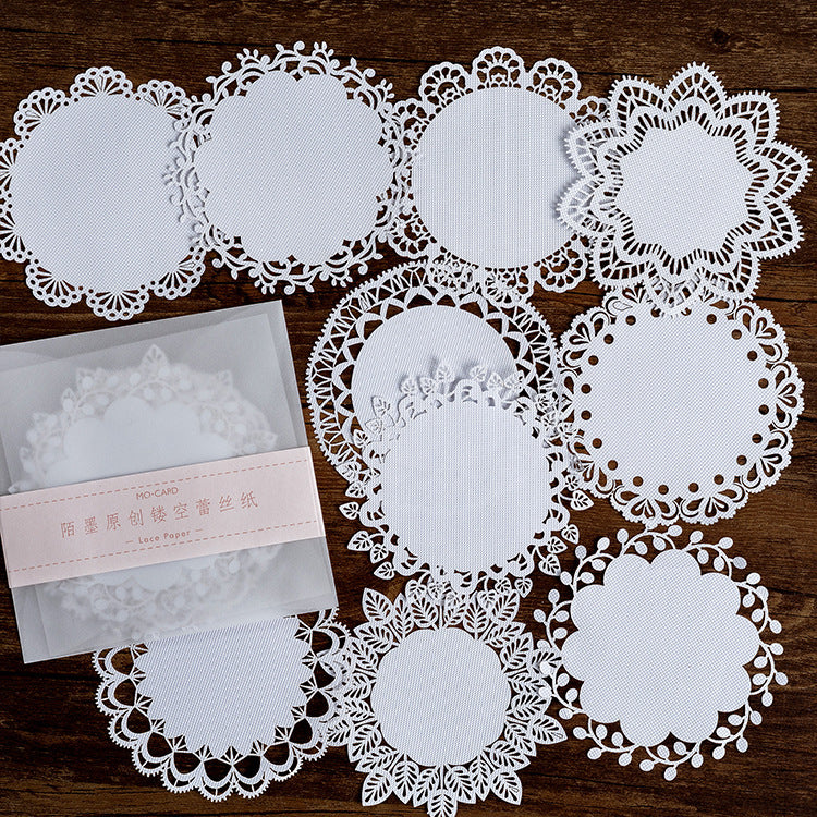 10PC Paper Lace Dessert Doilies