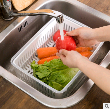 Large Veggie Colander Crisper Box