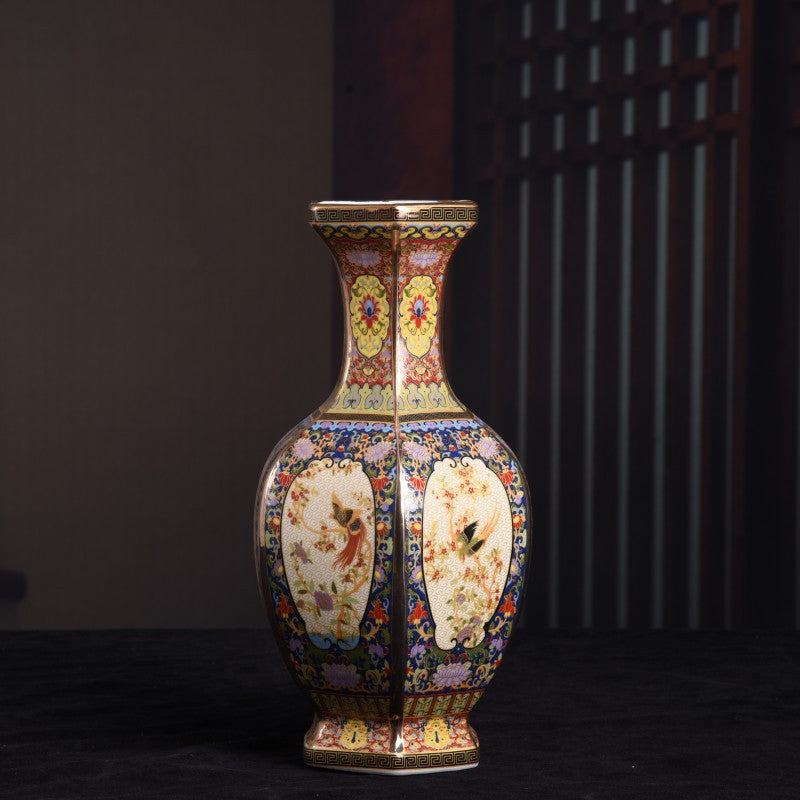 Vase-Gold Ceramic Vase