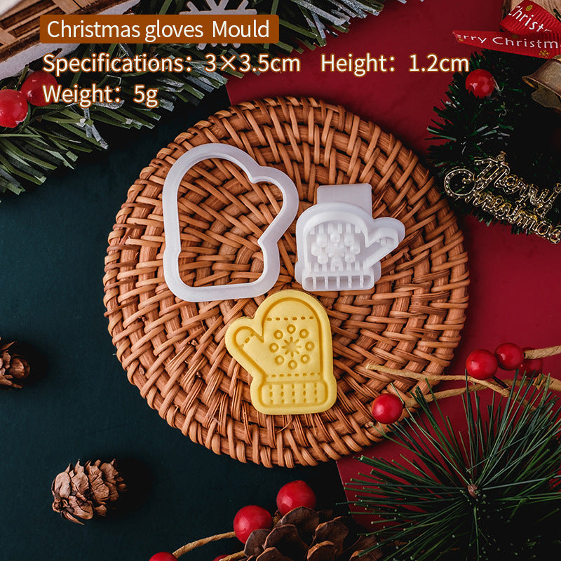 Embossed Christmas Cookie Molds