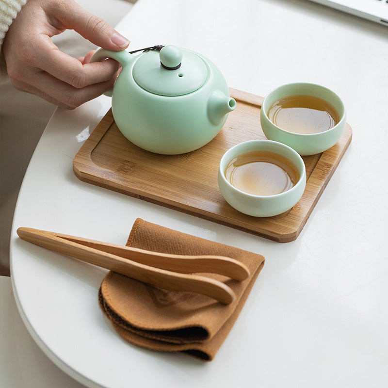 Portable Ceramic Tea Set