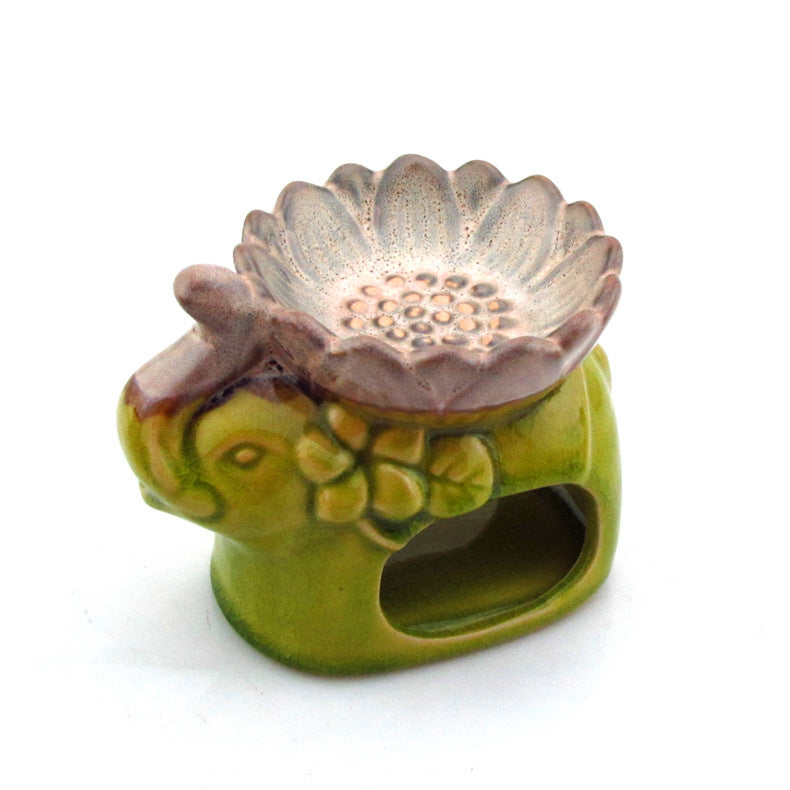 Lotus elephant aromatherapy stove