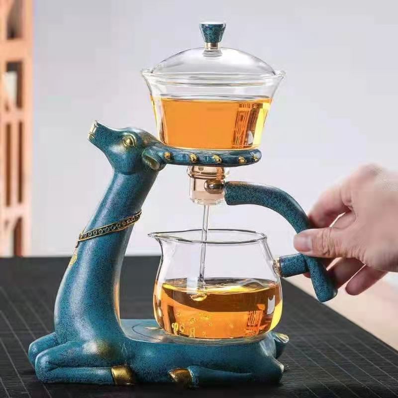Automatic Glass Tea Brewer and Cup