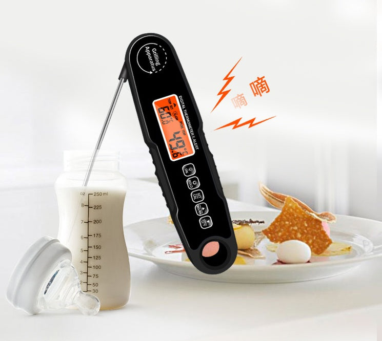 Kitchenware: Folding Magnetic  Instant Read Thermometer